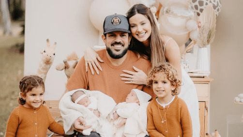 Além dos gêmeos, Sorocaba e Biah Rodrigues tem outros dois filhos: Theo e Fernanda