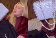 Karoline Lima mostra aos seguidores bolsa de R$ 39 mil: "Vou deixar o plástico"