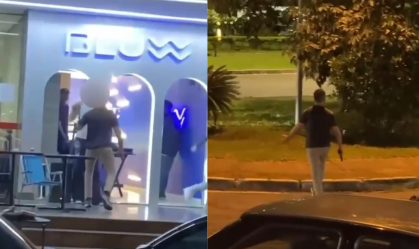 Policial federal armado inicia briga em bar e ameaça pessoas no DF: veja