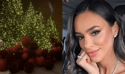 Bruna Biancardi mostra decoração de Natal de mansão em Mangaratiba; veja fotos