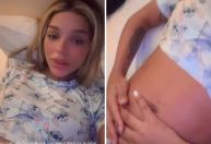 Grávida, Brunna Gonçalves conta que a filha está fazendo "arruaça" na barriga