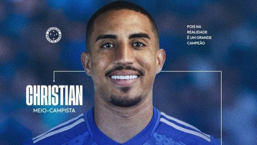 Christian é anunciado como reforço do Cruzeiro