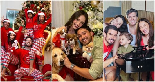 Famosos no Natal