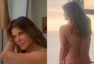 Prestes a fazer 61, Cristiana Oliveira posa de topless e faz reflexão