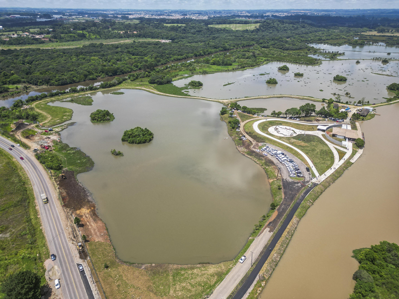 Curitiba inaugura reserva de água para emergências com 43 bilhões de litros