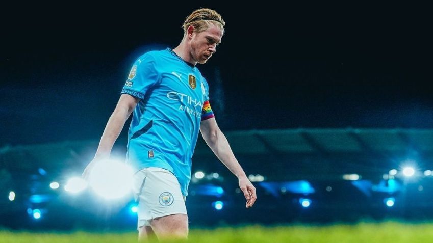 De Bruyne não continua no Manchester City para a próxima temporada • Reprodução/ManCity