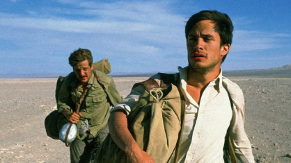 Gael García Bernal em "Diários de Motocicleta"