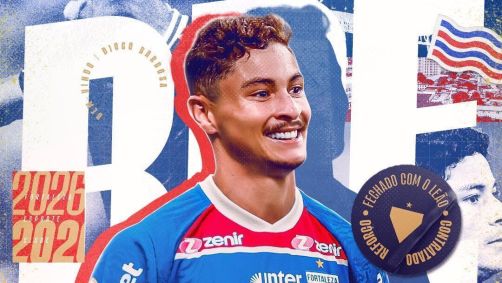 Diogo Barbosa foi anunciado como novo reforço do Fortaleza