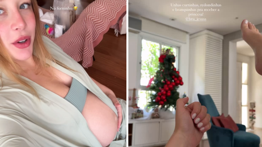Duda Reis mostrou que fez as unhas para receber sua primeira filha • Instagram/Duda Reis