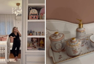 Grávida, Duda Reis mostra quarto da 1ª filha: "Tá chegando"