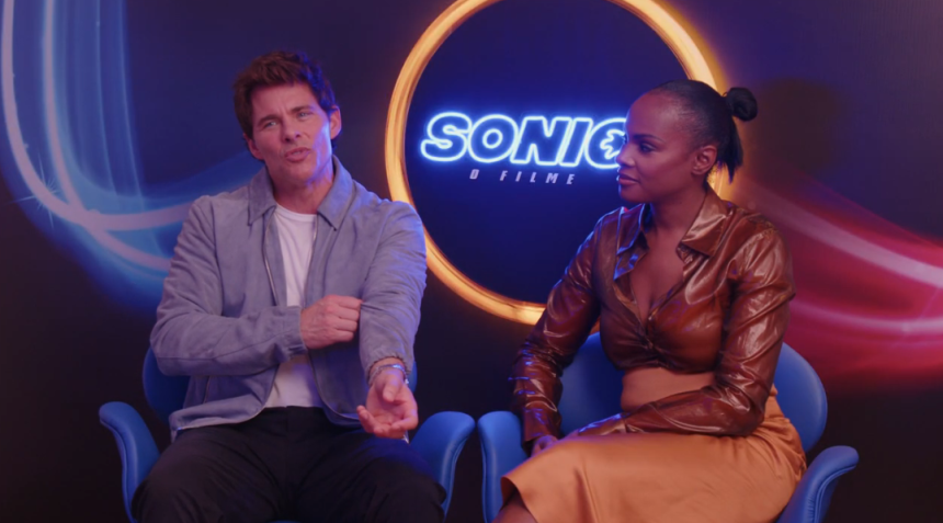 Elenco de "Sonic 3" veio ao Brasil para participar da CCXP24 • Reprodução