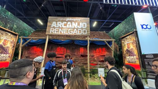 Ativação de &quot;Arcanjo Renegado&quot; no estande da TV Globo do Globoplay na CCXP24