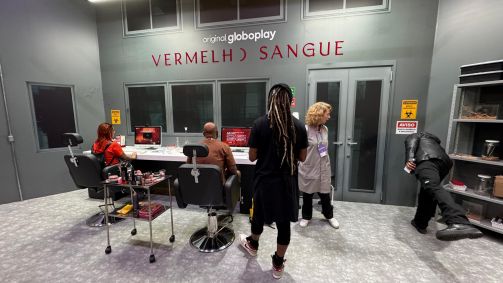 Ativação de &quot;Vermelho Sangue&quot; no estande da TV Globo do Globoplay na CCXP24