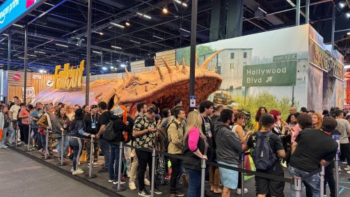 Estande do Prime Video na CCXP24