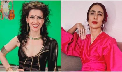 Fernanda Torres participa de concurso de sósias de Marisa Monte