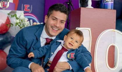 Arthur Aguiar comemora mesaniversario do filho com tema "Rebelde"; veja fotos