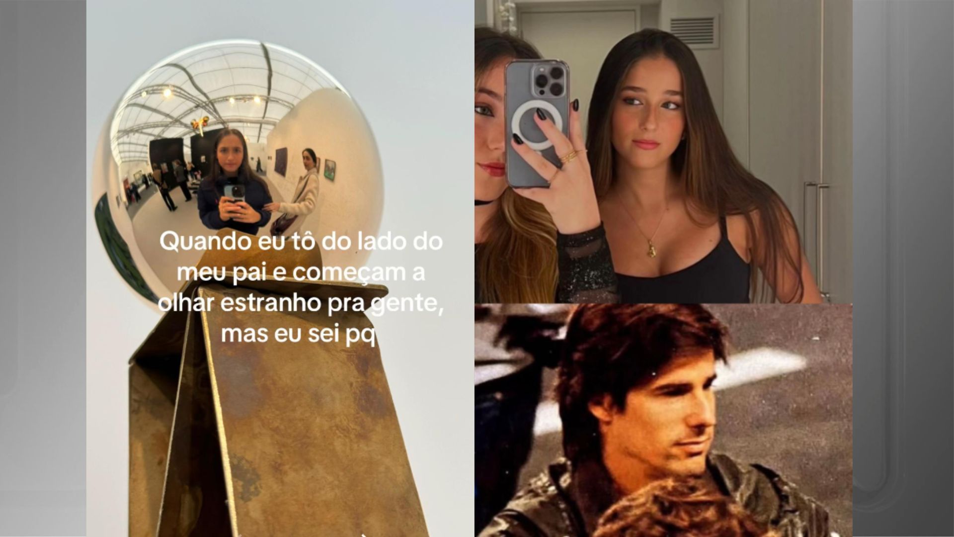 Imagens do vídeo publicado por Helena Salles • Reprodução/Helena Salles