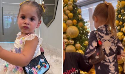Virginia dá mini bolsa luxuosa de R$ 5 mil para as filhas; veja