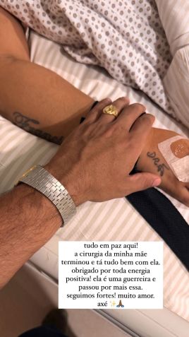 Francisco Gil atualiza quadro de saúde de Preta após cirurgia • Instagram/Francisco Gil