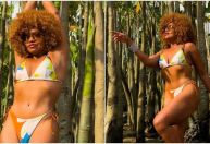 Gaby Amarantos posa com 25 kg a menos na Amazônia; veja