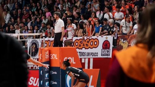 Ginásio José Liberatti durante partida do Osasco pela Superliga