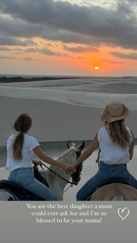 Gisele Bündchen publicou novas fotos com a filha Vivian Lake • Instagram/Gisele Bündchen