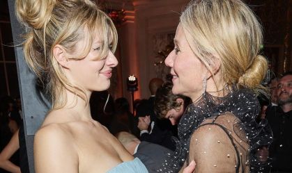 Gwyneth Paltrow e Chris Martin acompanham filha Apple em baile em Paris