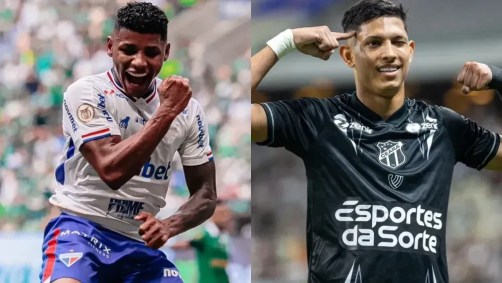 Hércules pelo Fortaleza e Erick Pulga pelo Ceará