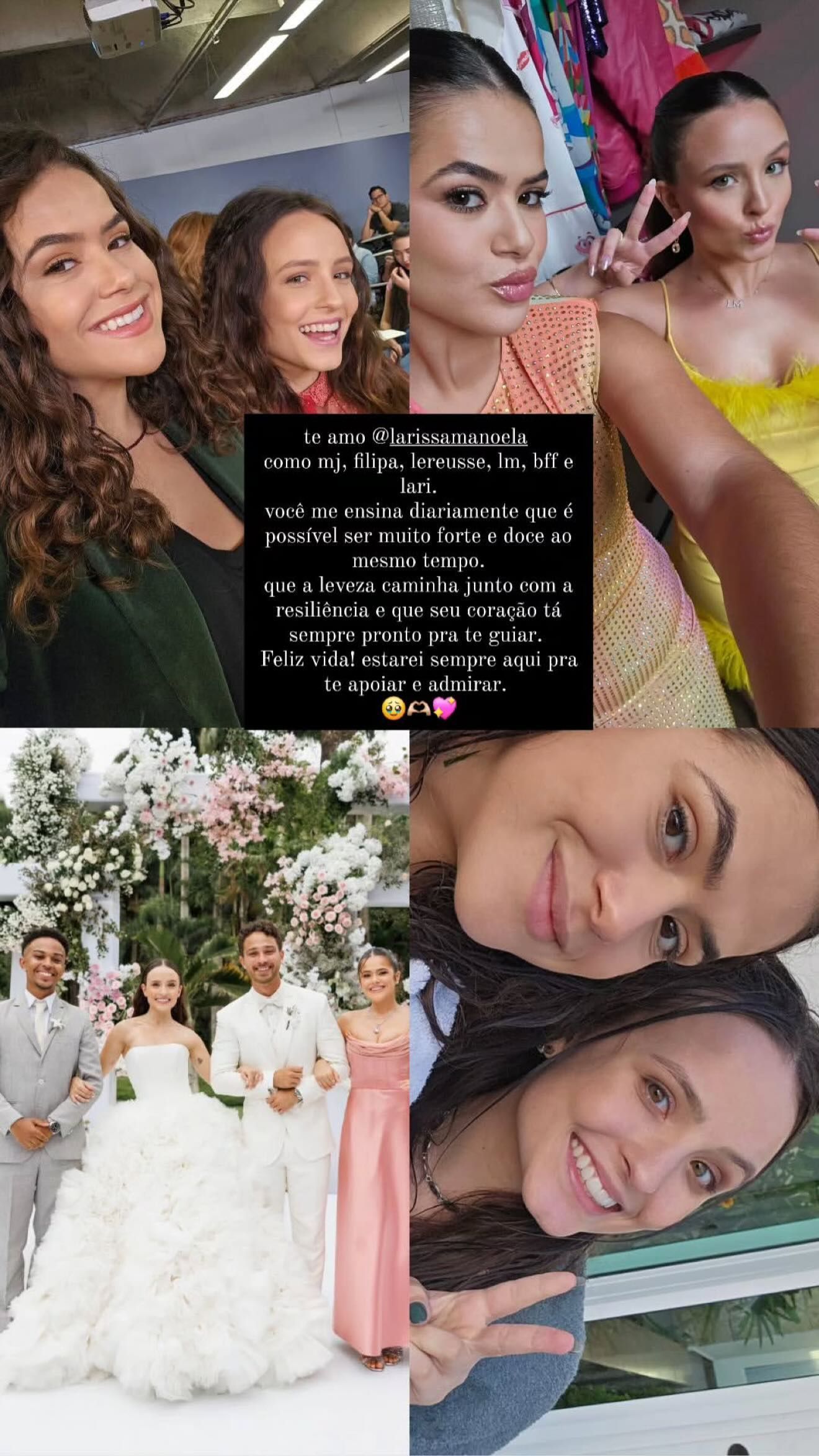 Maisa utilizou as redes sociais para celebrar o 24º aniversário de Larissa Manoela • Instagram/Maisa