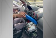 PM apreende “carro-cofre” no interior de SP; veja vídeo