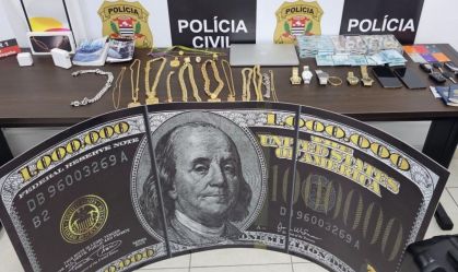 Polícia apreende R$ 128 mil e US$ 31 mil em notas falsas com influenciadores "que criavam falsa riqueza"