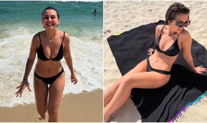 Klara Castanho relaxa em intervalo de gravações de "Garota do Momento"