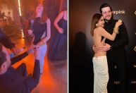 Em festa de Virginia, namorado de Maiara se ajoelha e a pede em casamento