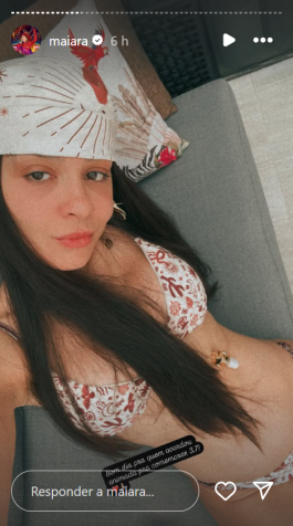 Maiara mostrou biquíni escolhido para comemorar seus 37 anos • Instagram/Maiara