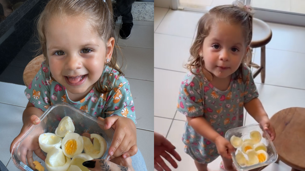 Maria Flor diz que vai pagar ovos no Pix e diverte Virginia; veja vídeo | CNN Brasil