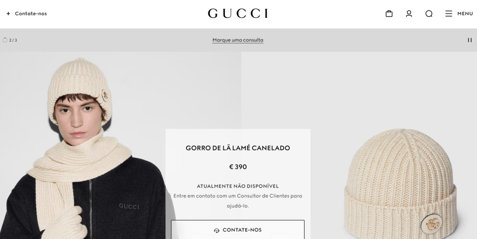 Artista combinou peças de grife italiana • Gucci/Reprodução