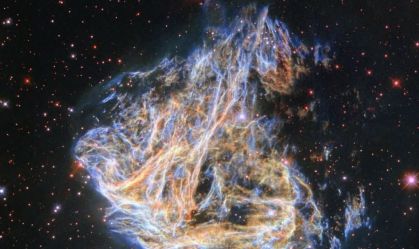 Nasa divulga foto de supernova parecida com "marshmallow flamejante"; veja