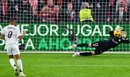 Mbappé perde mais um pênalti, e Real Madrid é derrotado em Bilbao