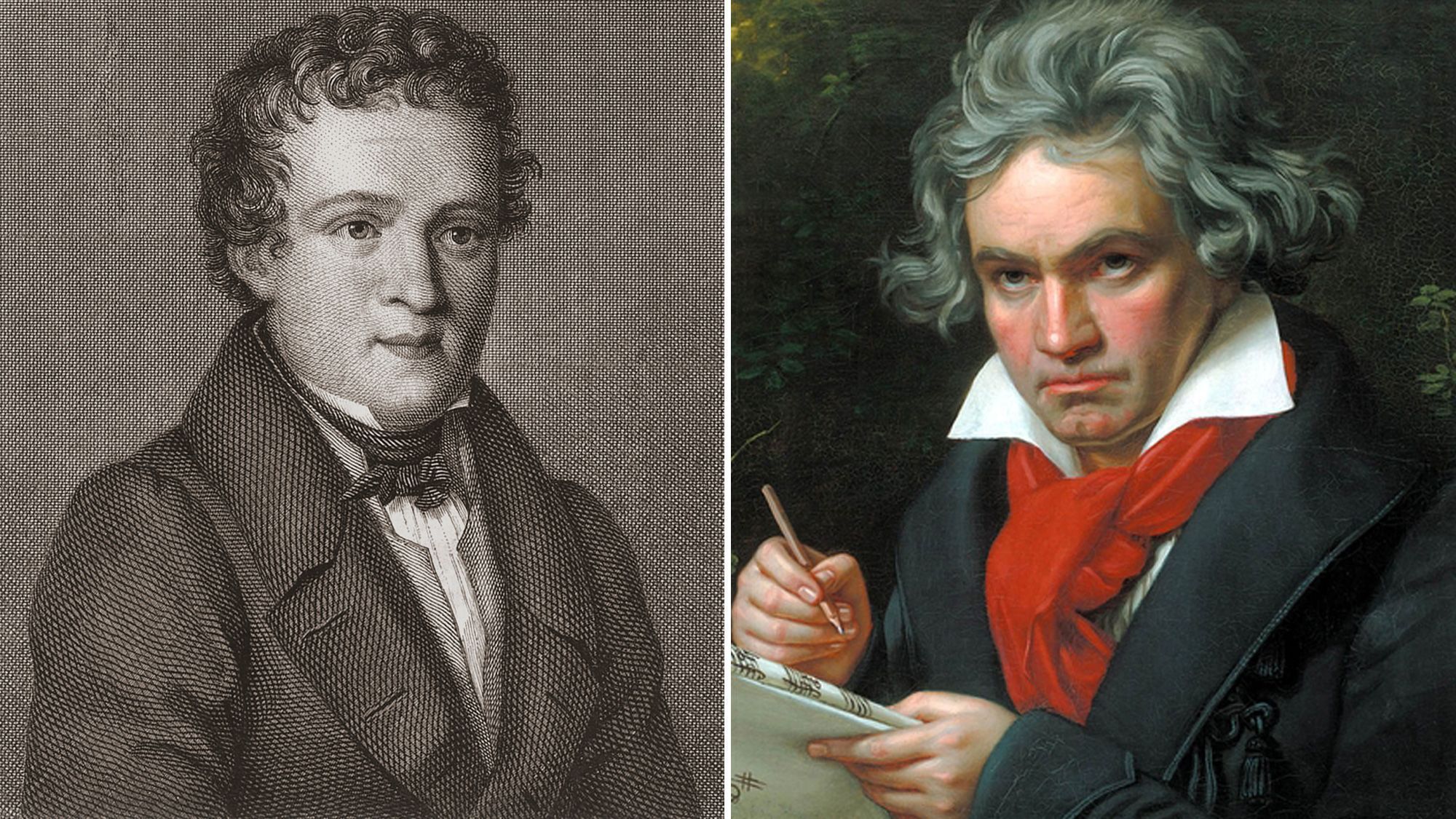 Cientistas esclarecem sobre Kaspar Hauser (à esquerda), considerado um príncipe perdido na Alemanha do século XIX, e o compositor Ludwig van Beethoven, cujas doenças podem ter sido causadas em parte por envenenamento por chumbo