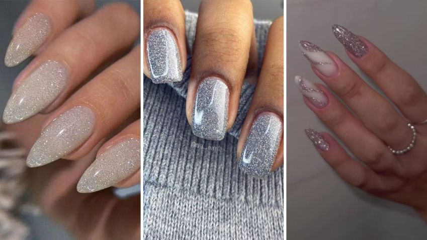 Veja ideias de unhas para o Ano Novo • Reprodução/Pinterest