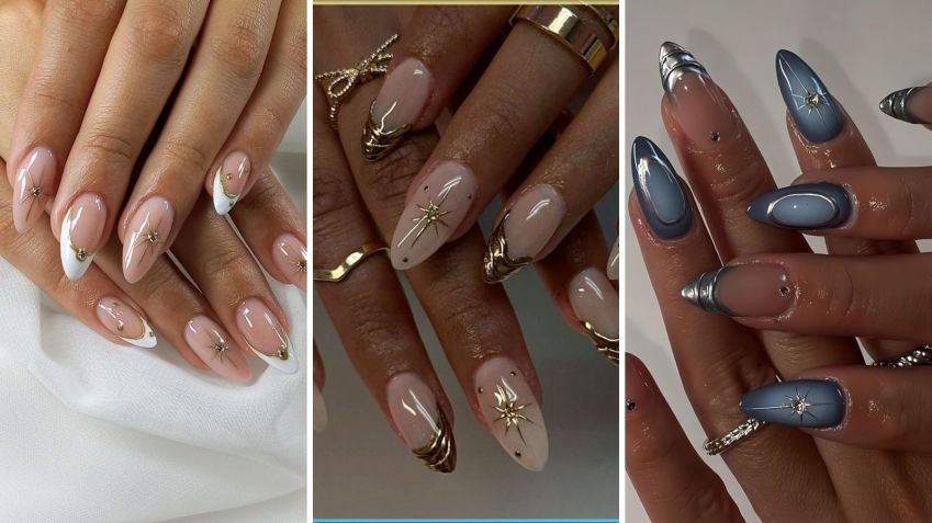 Veja ideias de unhas para o Ano Novo • Reprodução/Pinterest
