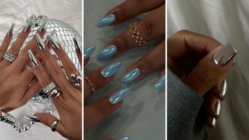 Veja ideias de unhas para o Ano Novo • Reprodução/Pinterest