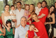 Família Justus se reúne para Natal antecipado; veja fotos