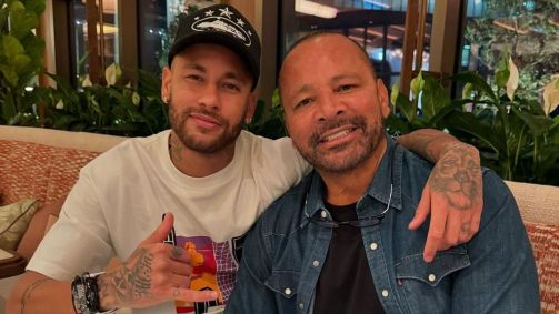 Neymar pai divulga jogo do Al-Hilal nas redes sociais