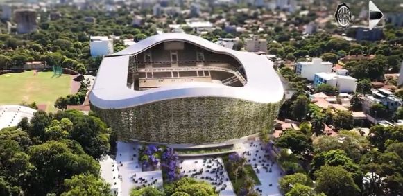 Estádio Osvaldo Dominguez Dibb que será construído no Paraguai
