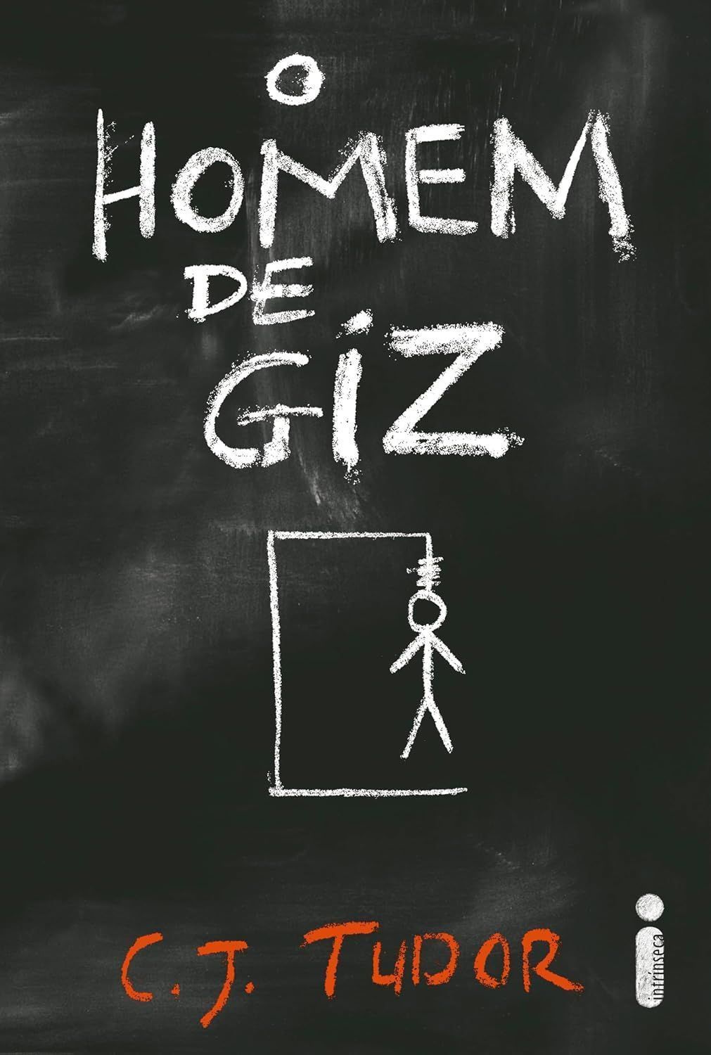 Capa de "O Homem de Giz" • Intrínseca