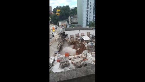 Desabamento em obra da linha 6-laranja do metrô de São Paulo