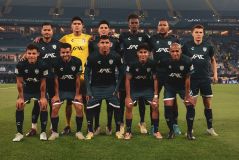 Time do Pachuca posa antes do duelo com o Botafogo
