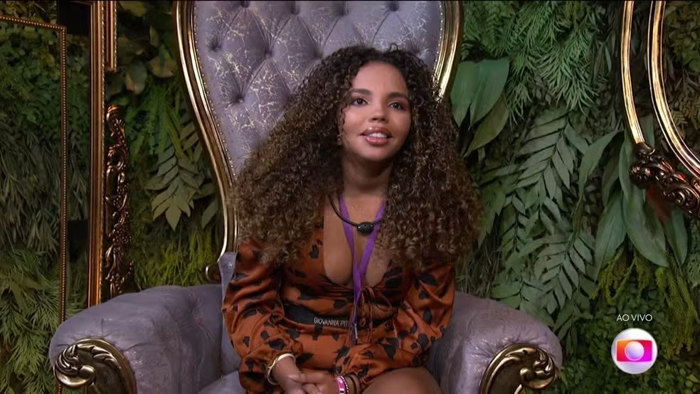 Giovanna Pitel conquistou o "Poder do Falso", que não significava nada para o jogo • Reprodução/TV Globo
