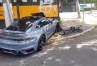 Ciclista é atropelado por Porsche em Pinheiros, zona oeste de São Paulo